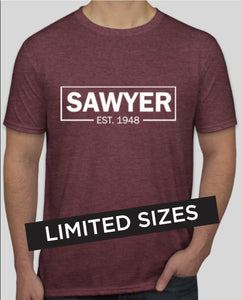 Sawyer T-shirt  - Heather Maroon