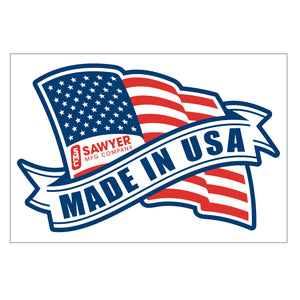 American Flag - USA Sawyer Sticker
