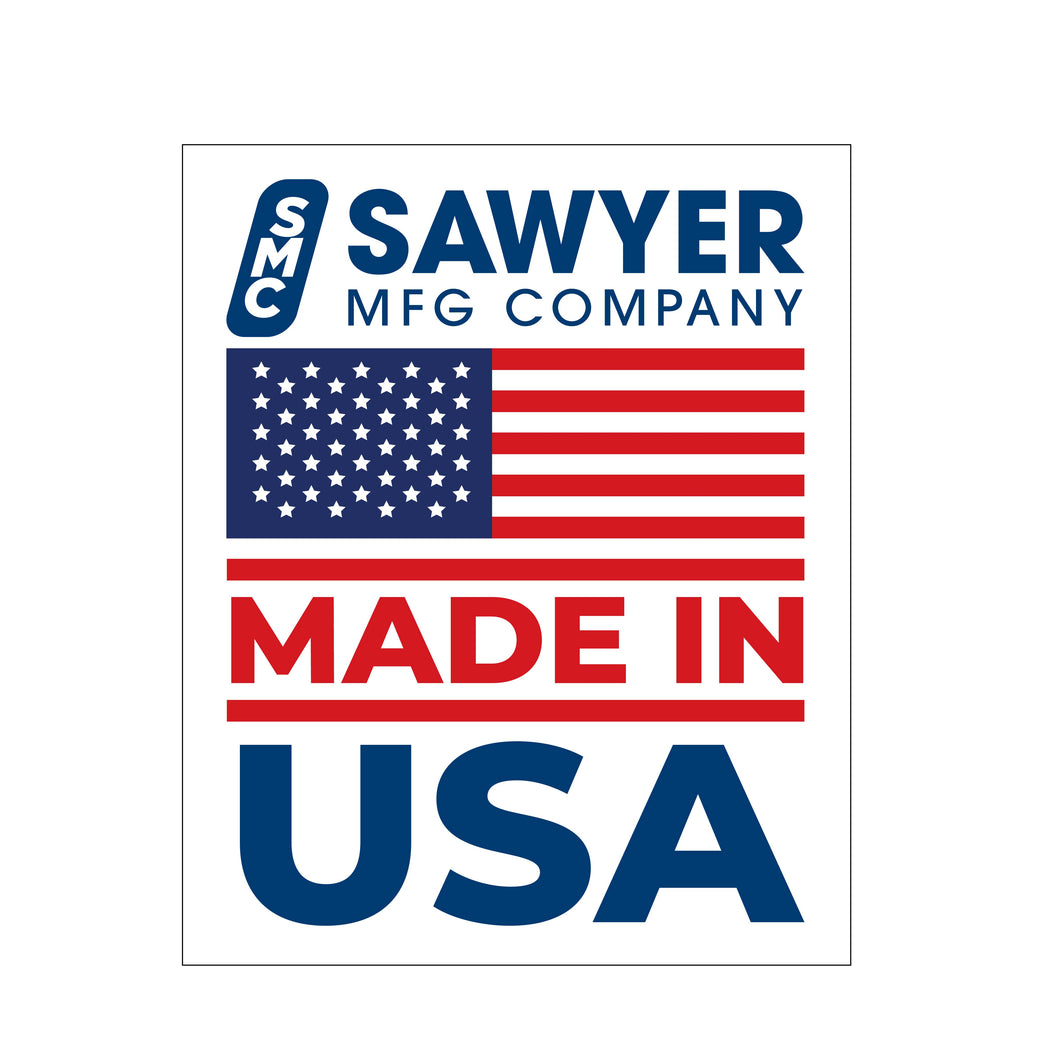 Made in the USA - Sawyer Sticker