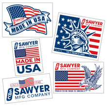 Load image into Gallery viewer, USA - Sawyer Sticker Pack